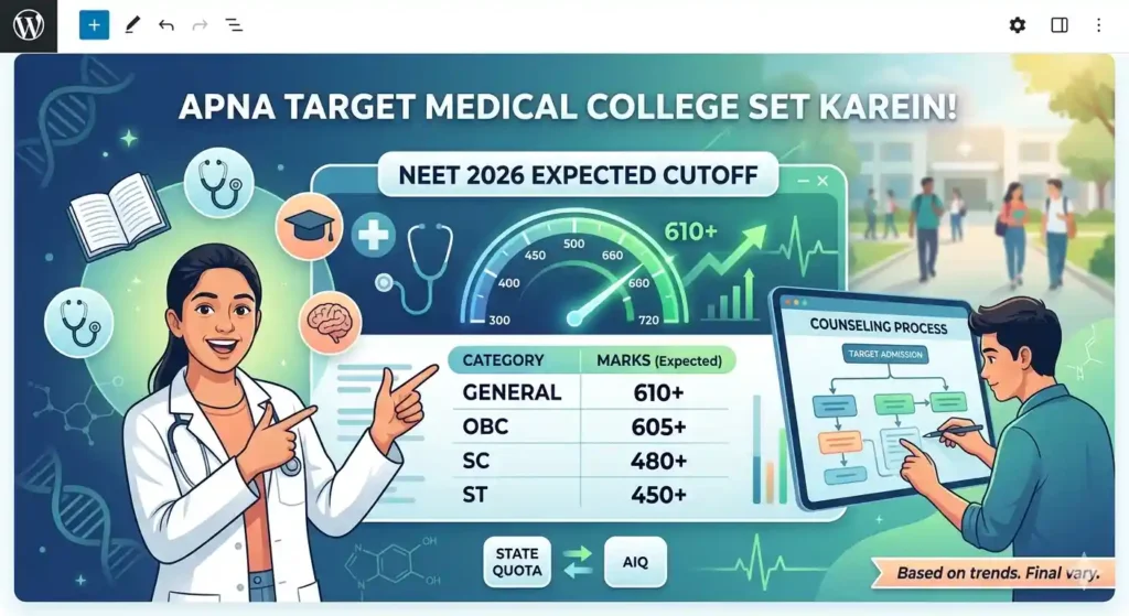 NEET 2026 Expected Cutoff List