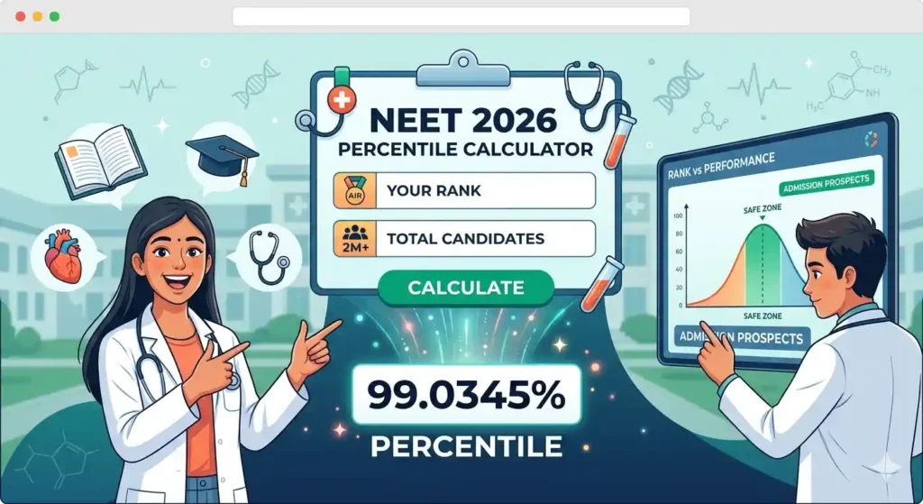 NEET Percentile Calculator 2026